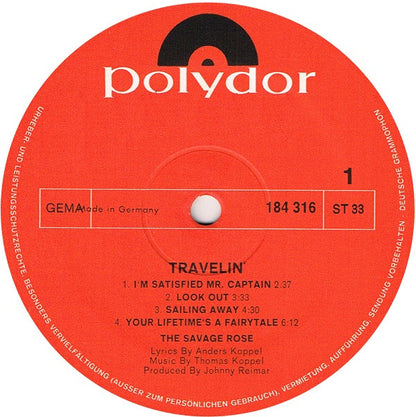 Savage Rose : Travelin' (LP, Album, Gat)