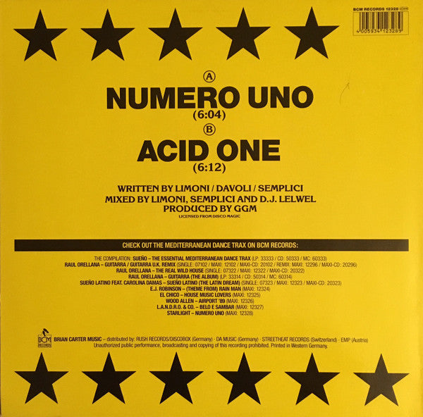 Starlight : Numero Uno (12")