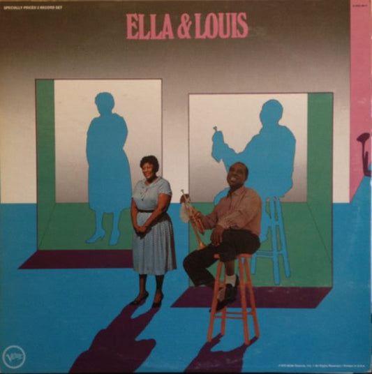 Ella Fitzgerald & Louis Armstrong : Ella & Louis (2xLP, Comp, RE, Gat)