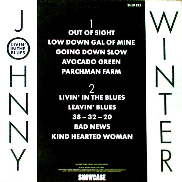 Johnny Winter : Livin' In The Blues (LP, Comp)