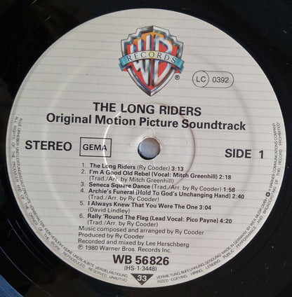 Ry Cooder : The Long Riders (Original Sound Track) (LP, Album)