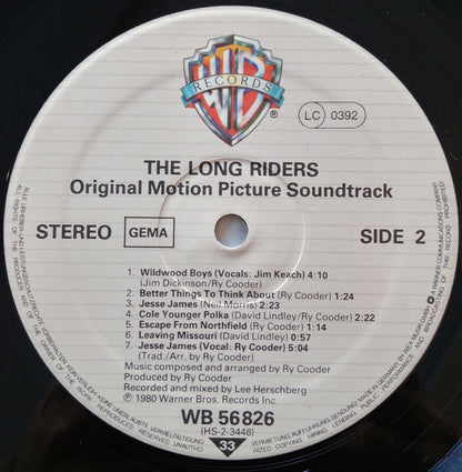 Ry Cooder : The Long Riders (Original Sound Track) (LP, Album)