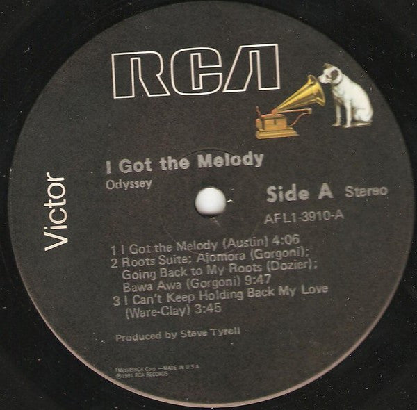 Odyssey (2) : I Got The Melody (LP, Album)