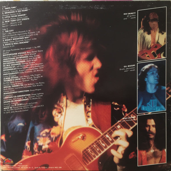 Triumph (2) : Rock & Roll Machine (LP, Album)