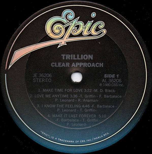 Trillion (3) : Clear Approach (LP, Album, Ter)