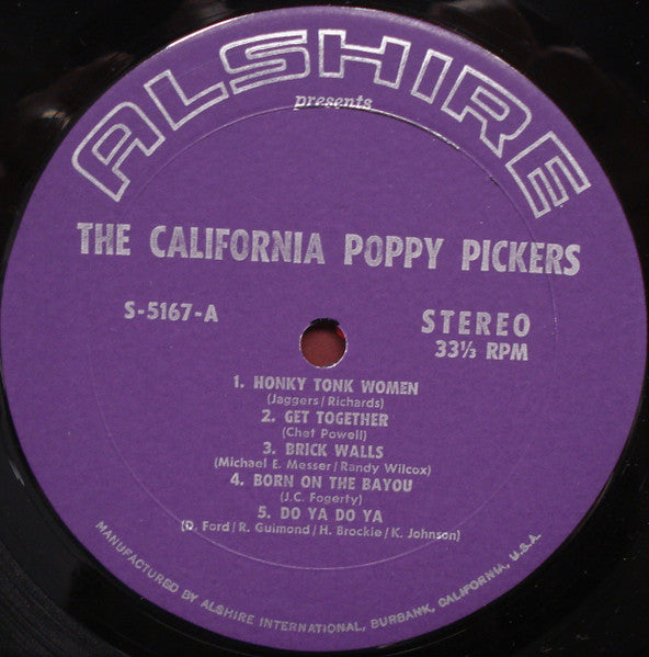The California Poppy Pickers : Honky Tonk Women (LP, Album)