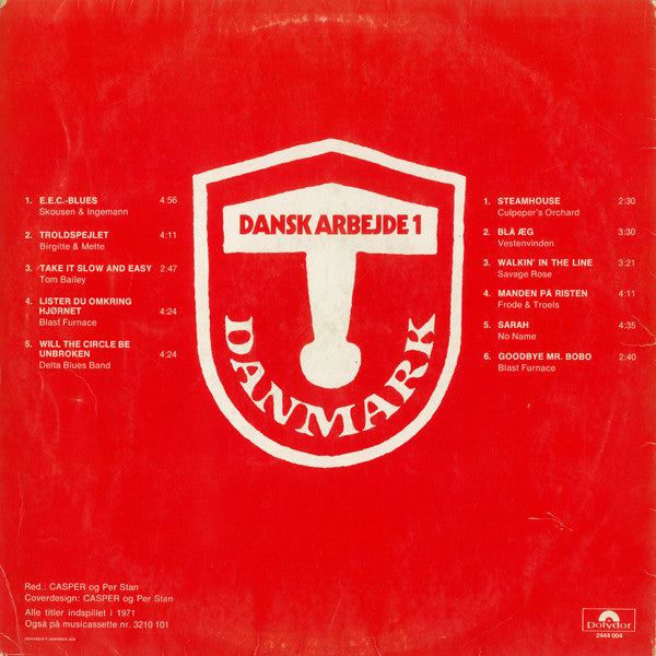 Various : Dansk Arbejde 1 (LP, Comp)