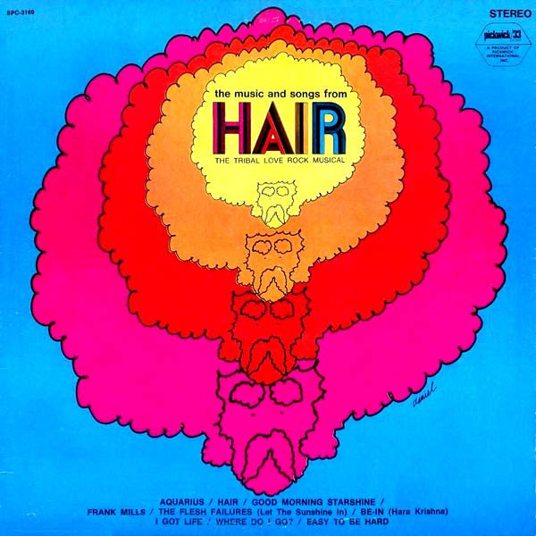 Geoff Love Featuring  Dave Wintour And Pat Whitmore : The Music And Songs From Hair The Tribal Love Rock Musical (LP, Album)