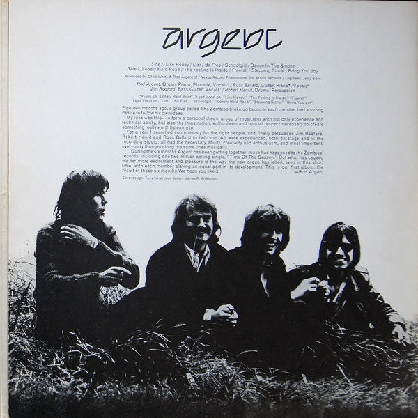 Argent : Argent (LP, Album, Gat)