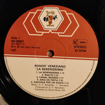 Rondò Veneziano : La Serenissima (LP, Album)