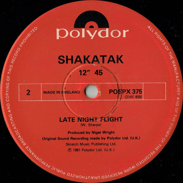 Shakatak : Easier Said Than Done (12", Single, Com)