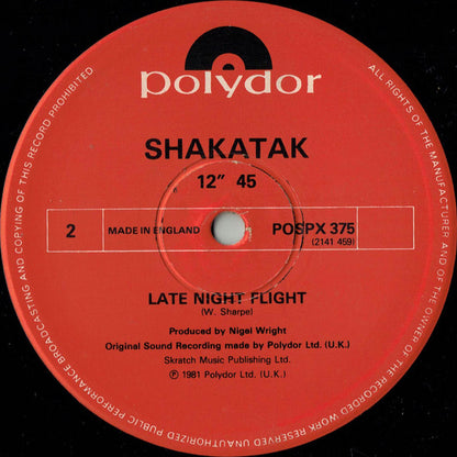 Shakatak : Easier Said Than Done (12", Single, Com)