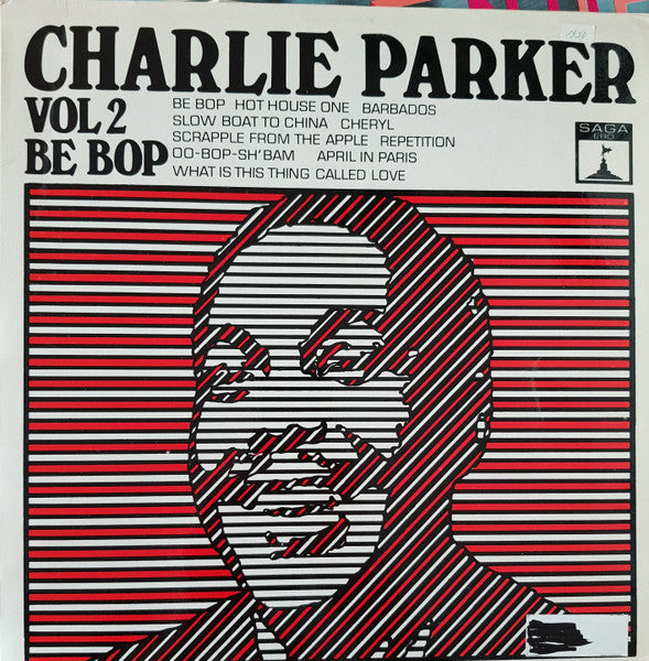 Charlie Parker : Vol 2 Be Bop (LP, Comp, Red)