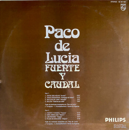 Paco De Lucía : Fuente Y Caudal (LP, Album, RE)