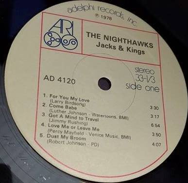 The Nighthawks (3) Featuring Pinetop Perkins, Luther "Guitar Junior" Johnson, Calvin Jones, Bob Margolin With Dave Maxwell : Jacks & Kings (LP, Album)