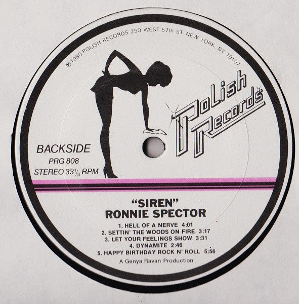 Ronnie Spector : Siren (LP, Album)