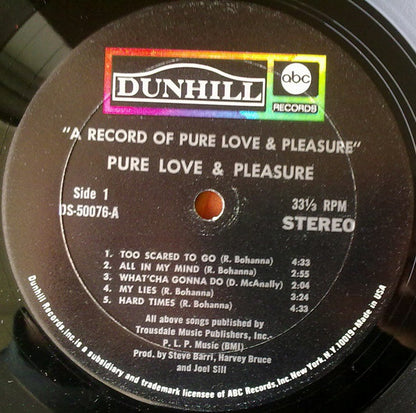 Pure Love And Pleasure : A Record Of Pure Love & Pleasure (LP, Album, Mon)