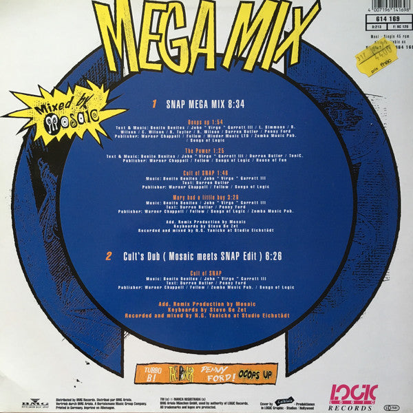 Snap! : Mega Mix (12", Maxi)