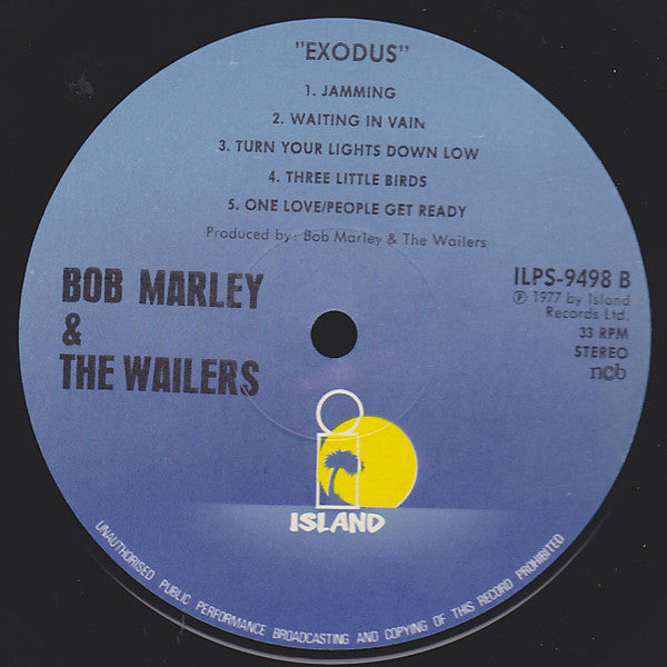 Bob Marley & The Wailers : Exodus (LP, Album)