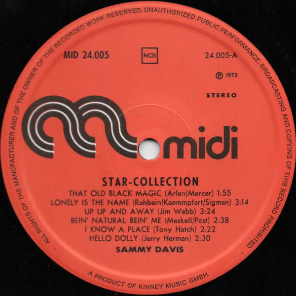 Sammy Davis Jr. : Star-Collection (LP, Comp)