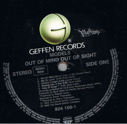 Models (2) : Out Of Mind Out Of Sight (LP, Album)