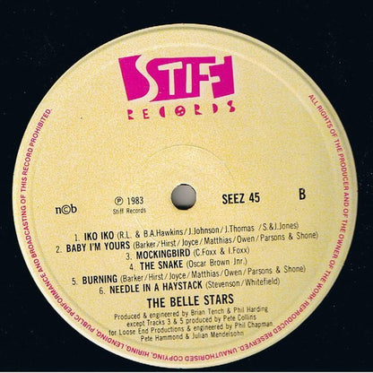 The Belle Stars : The Belle Stars (LP, Album)