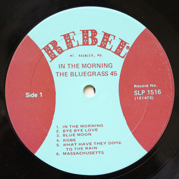 The Bluegrass 45 : In The Morning (LP)