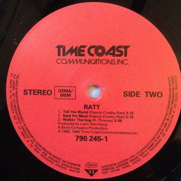 Ratt : Ratt (12", EP)