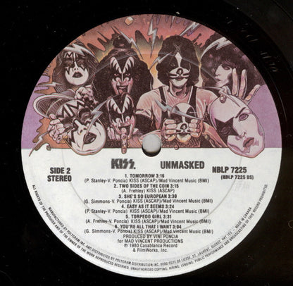 Kiss : Unmasked (LP, Album)