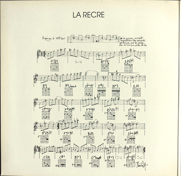 Marc Fosset : La Récré (LP, Album)
