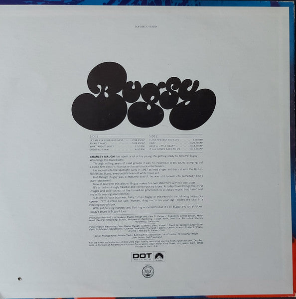 Bugsy Maugh : Bugsy (LP, Album)