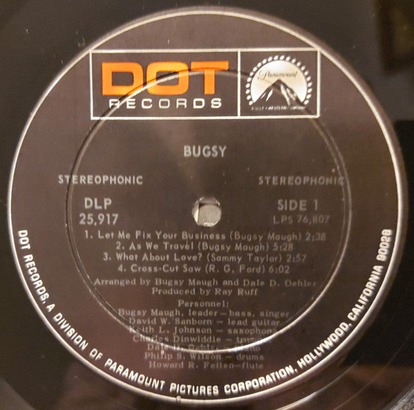 Bugsy Maugh : Bugsy (LP, Album)
