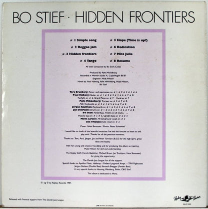 Bo Stief : Hidden Frontiers (LP, Album)