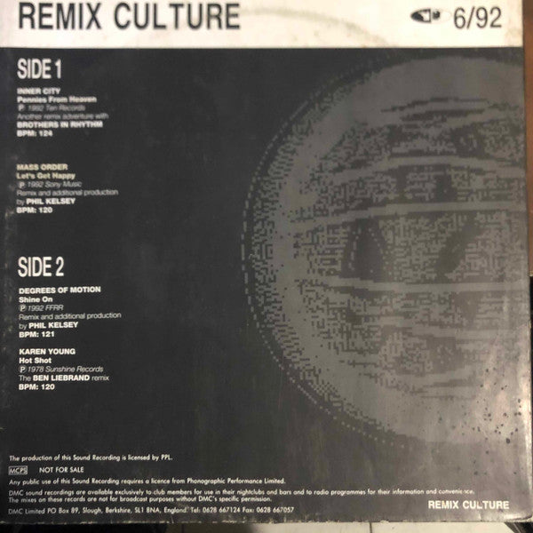 Various : Remix Culture 6/92 (12")