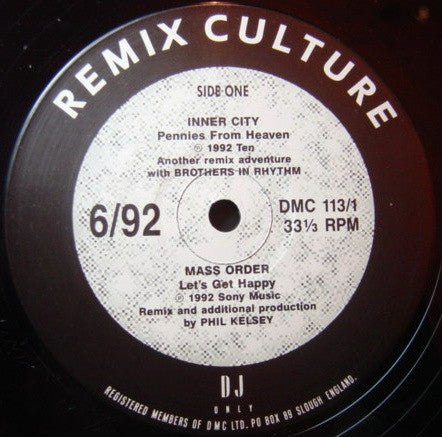 Various : Remix Culture 6/92 (12")