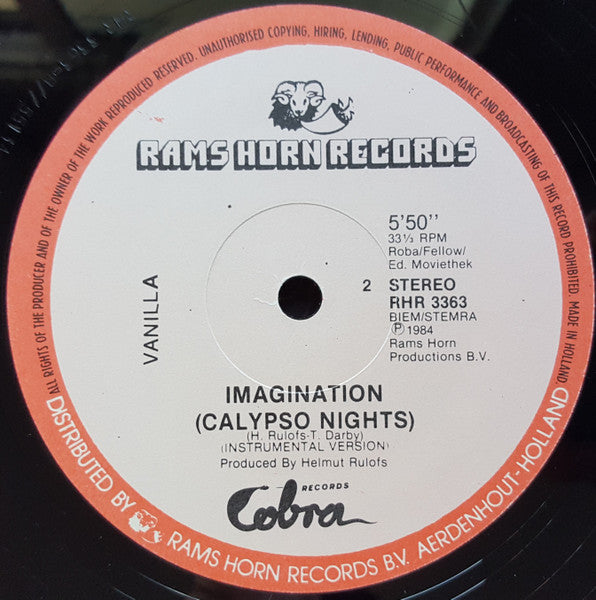 Vanilla (4) : Imagination (Calypso Nights) (12", Maxi)