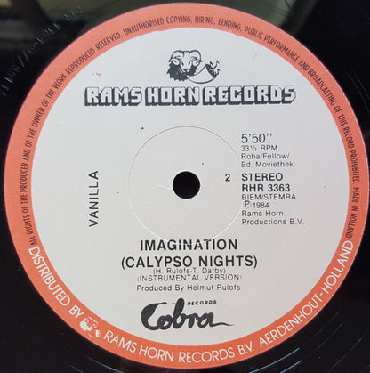 Vanilla (4) : Imagination (Calypso Nights) (12", Maxi)