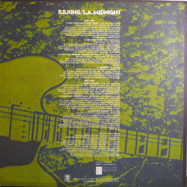 B.B. King : L.A. Midnight (LP, Album, Quad, Tru)