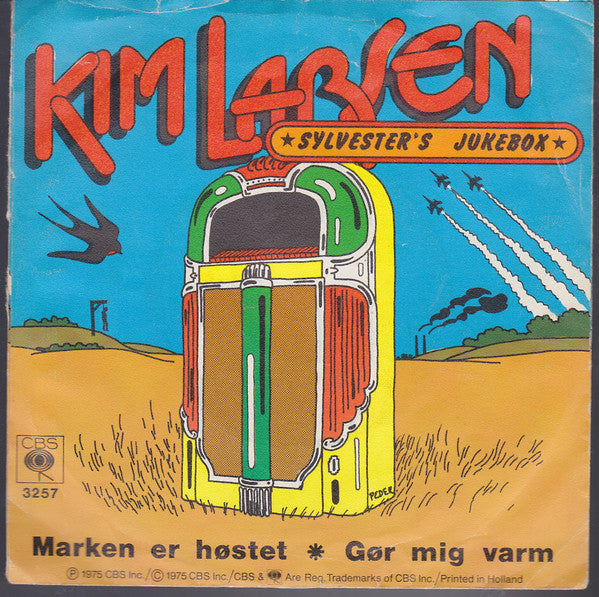 Kim Larsen / Sylvester's Jukebox : Marken Er Høstet / Gør Mig Varm (7", Single)