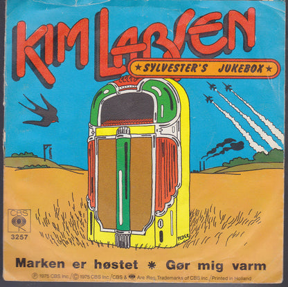 Kim Larsen / Sylvester's Jukebox : Marken Er Høstet / Gør Mig Varm (7", Single)