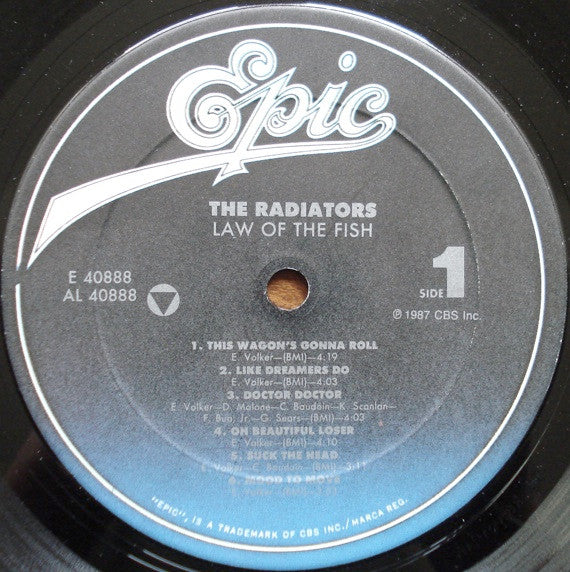 The Radiators : Law Of The Fish (LP, Album)