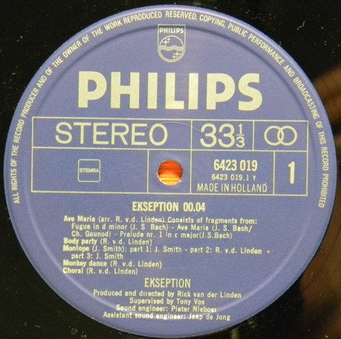 Ekseption, Royal Philharmonic Orchestra : Ekseption 00.04 (LP, Album, Gat)