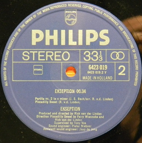 Ekseption, Royal Philharmonic Orchestra : Ekseption 00.04 (LP, Album, Gat)