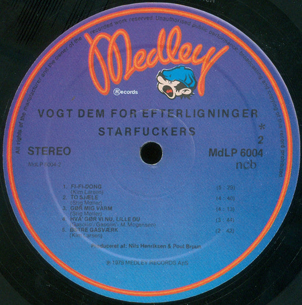 Starfuckers (2) : Vogt Dem For Efterligninger (LP, Album)