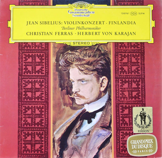 Jean Sibelius - Berliner Philharmoniker, Christian Ferras · Herbert von Karajan : Violinkonzert 🞄 Finlandia (LP, RE)