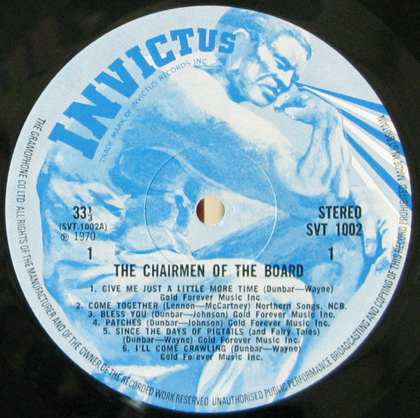 Chairmen Of The Board : The Chairmen Of The Board (LP, Album)