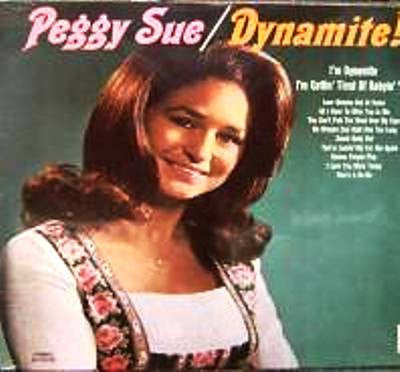 Peggy Sue (2) : Dynamite! (LP, Album, Pin)