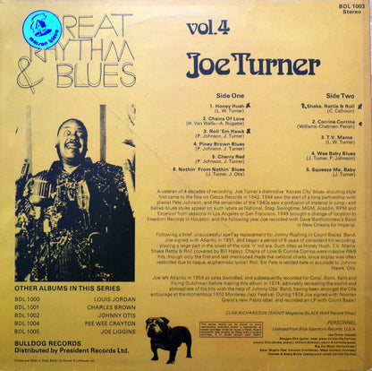 Big Joe Turner : Great Rhythm & Blues Vol. 4 (LP, Album)