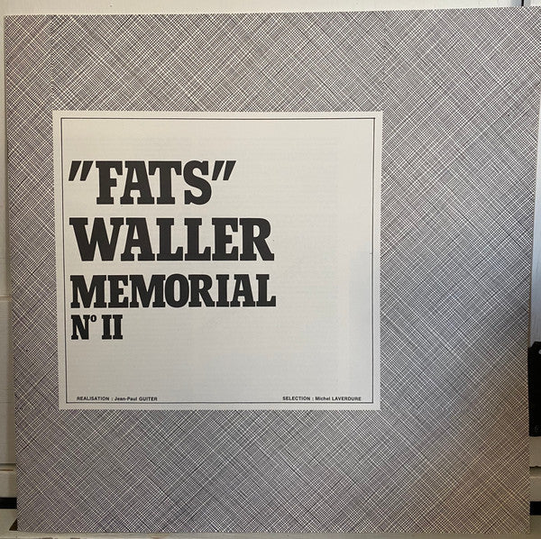 Fats Waller : Memorial N° 2 (5xLP, Comp, Mono, RE + Box)