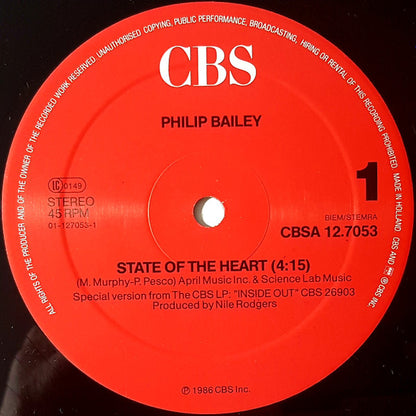 Philip Bailey : State Of The Heart (12")